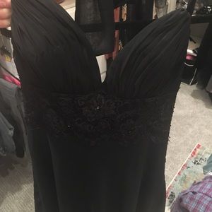 Black cocktail dress